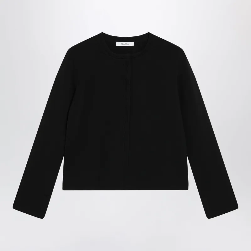BLACK VISCOSEBLEND CARDIGAN made by MaxMara