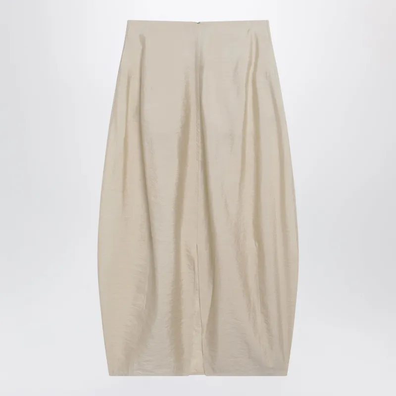 PARACHUTE SKIRT IN SILK BLEND made by Toteme