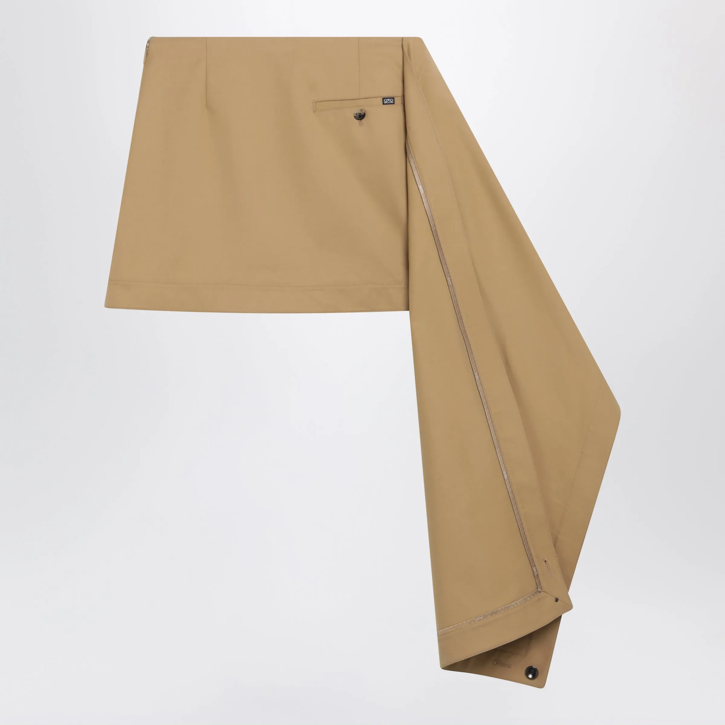 BEIGE COTTON AND SILK SKIRT sold by Lord & Taylor product image thumbnail 2