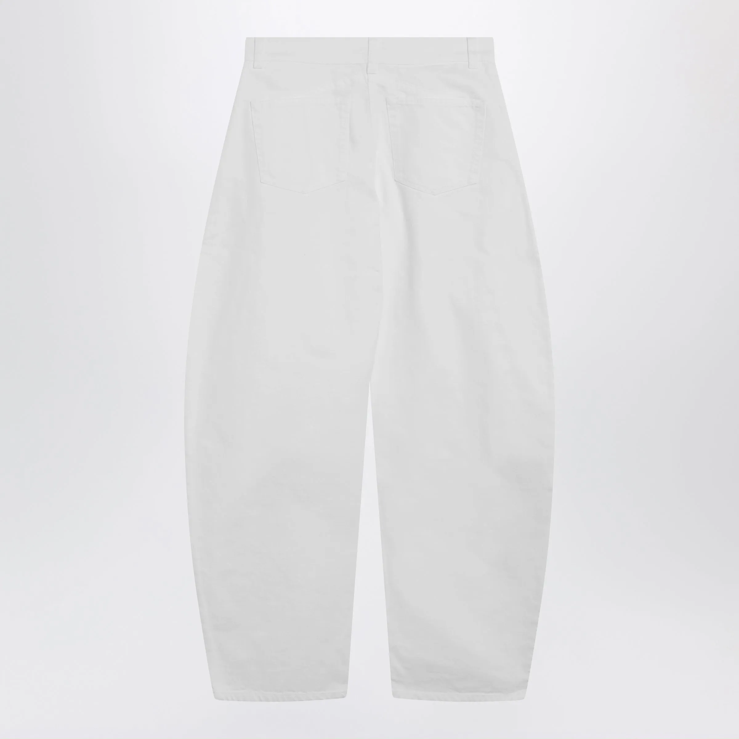 LOWRISE ROUNDED JEANS IN WHITE DENIM sold by Lord & Taylor product image thumbnail 2