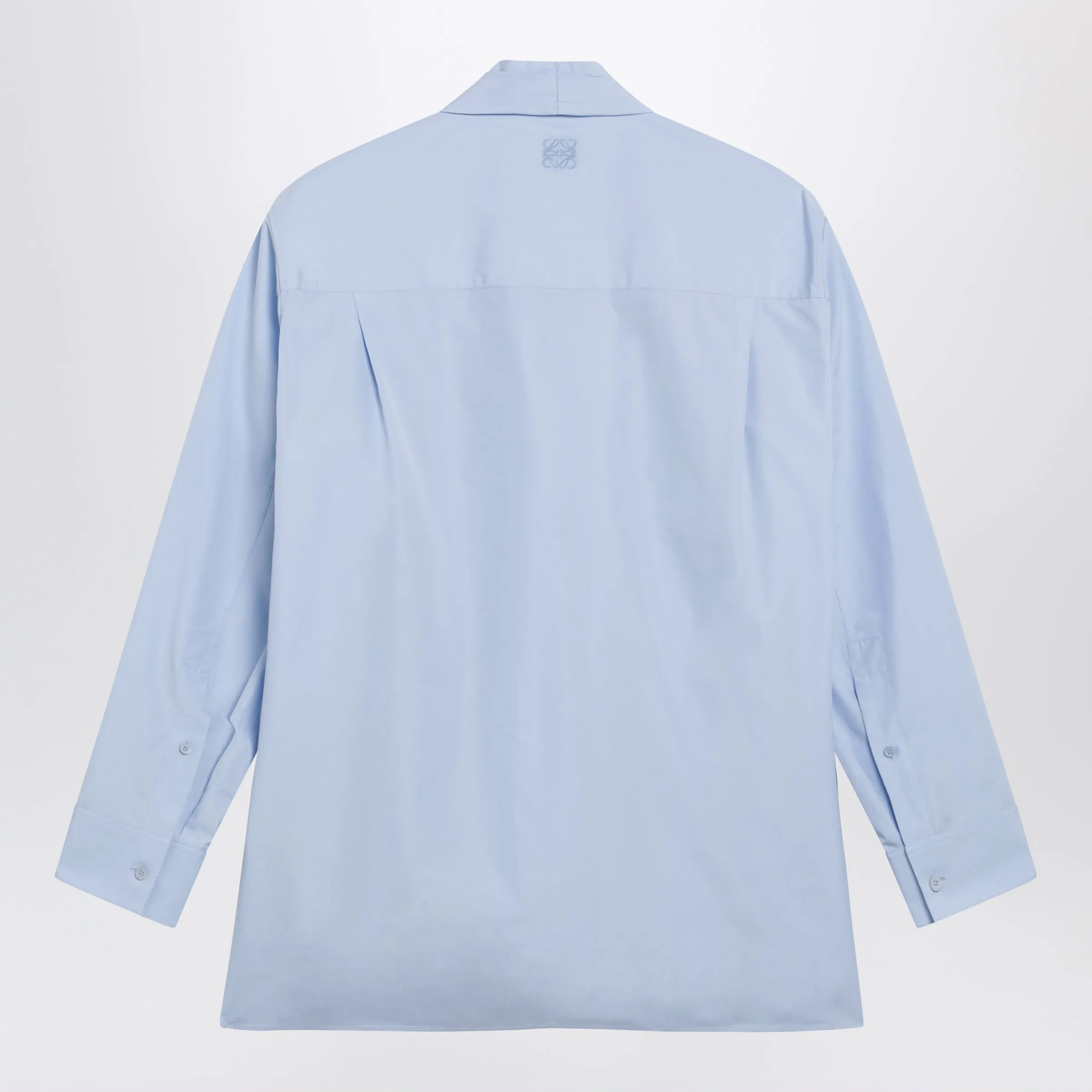 COTTON POPLIN SHIRT WITH DRAPING sold by Lord & Taylor product image thumbnail 2