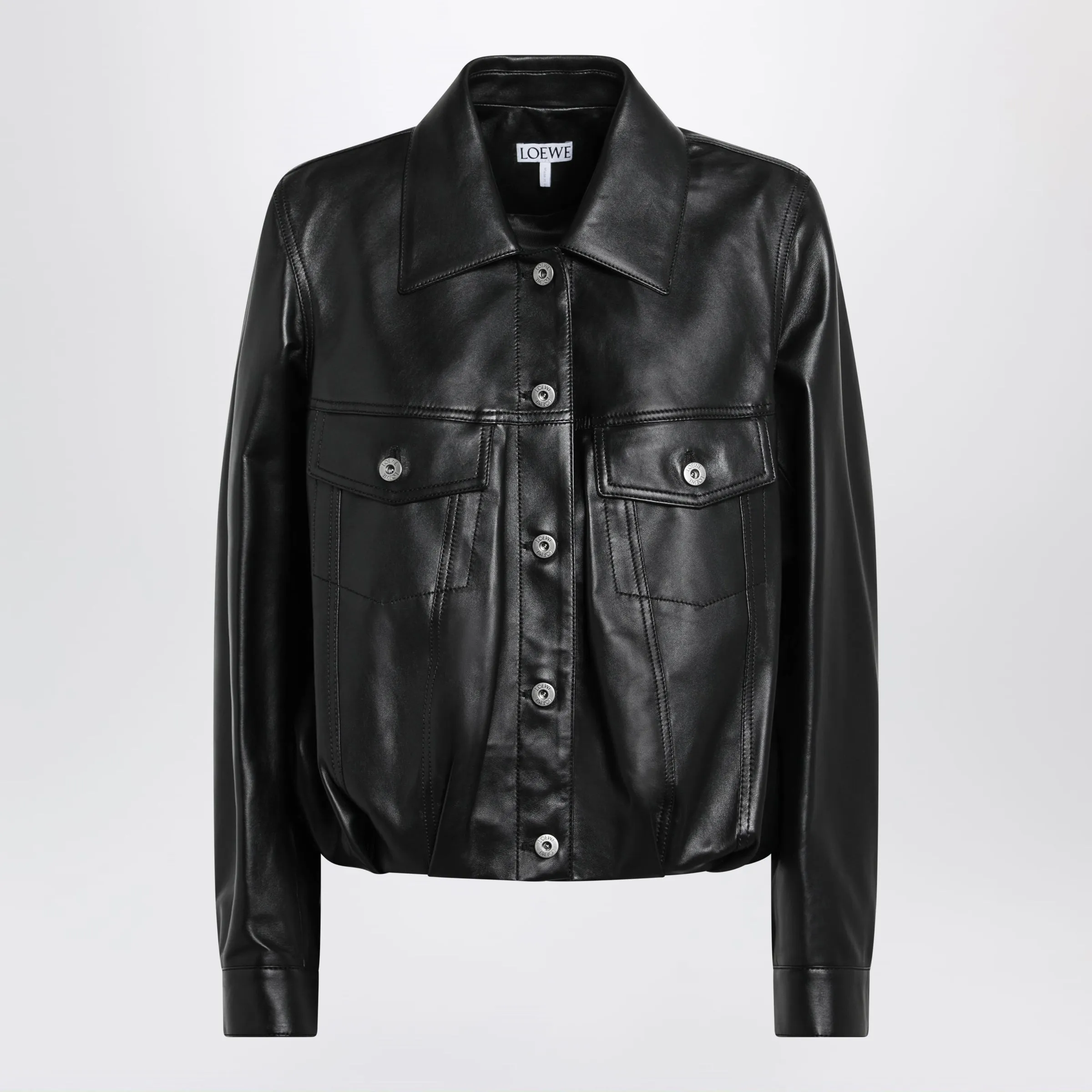 BLACK LAMB NAPPA LEATHER JACKET sold by Lord & Taylor
