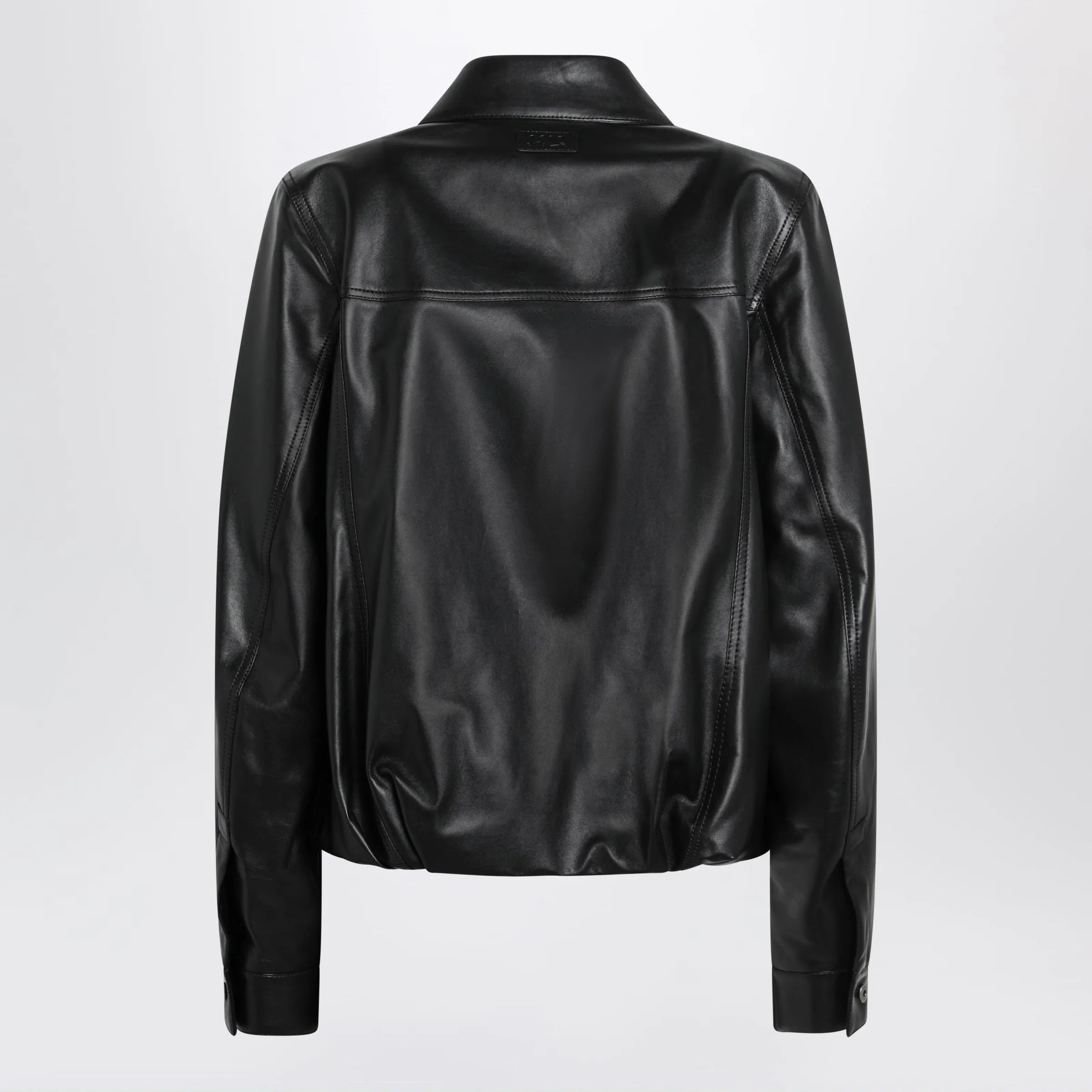 BLACK LAMB NAPPA LEATHER JACKET sold by Lord & Taylor product image thumbnail 2