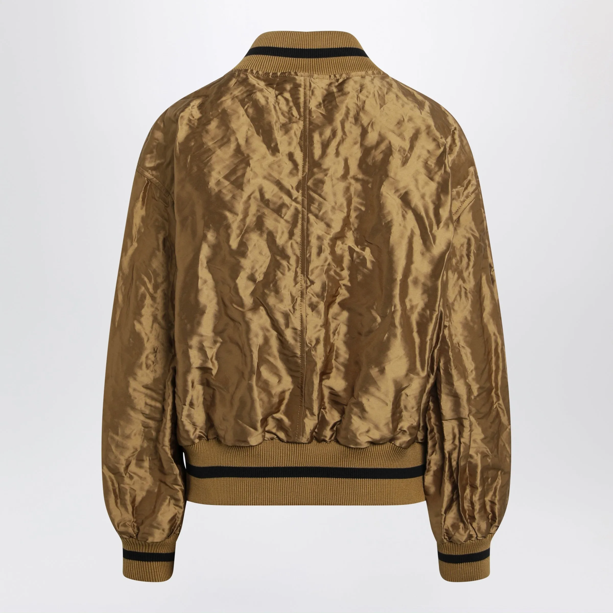 CARAMEL TECHNICAL TAFFETA BOMBER JACKET sold by Lord & Taylor product image thumbnail 2
