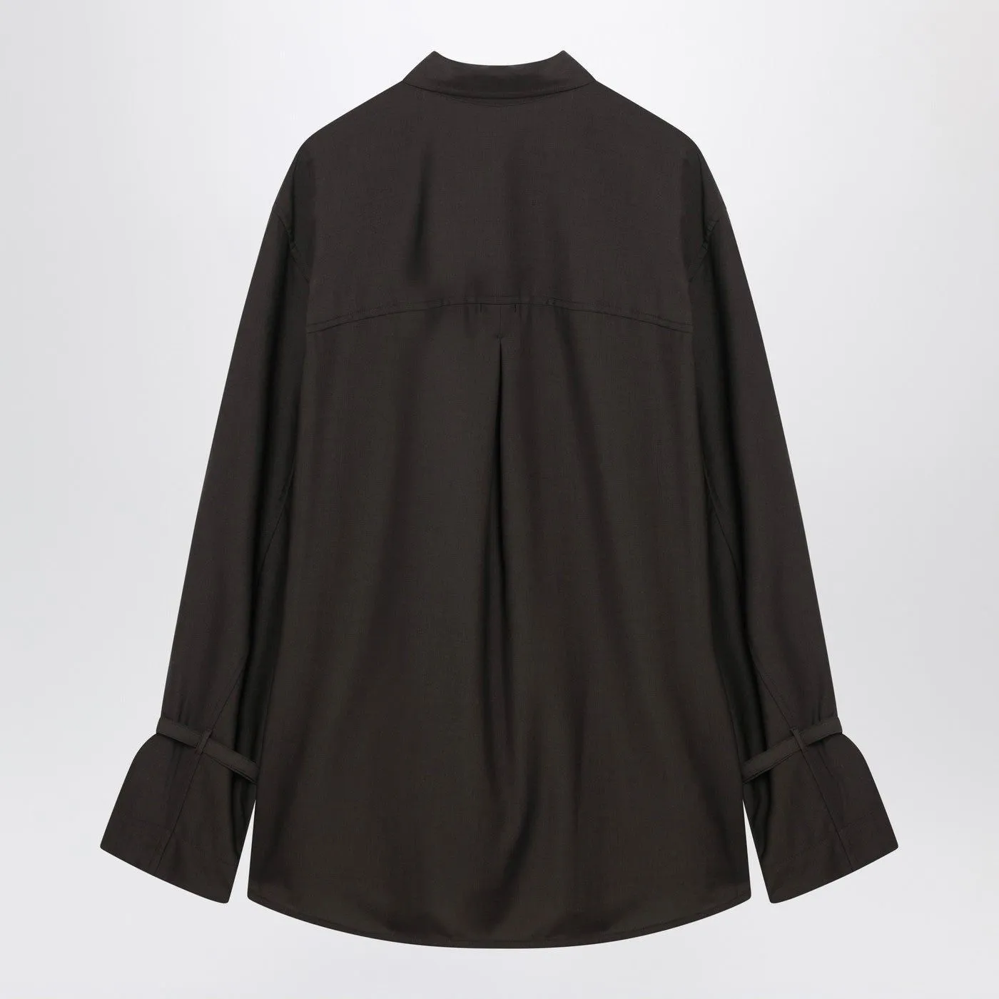 BROWN WOOL SHIRT sold by Lord & Taylor product image thumbnail 2