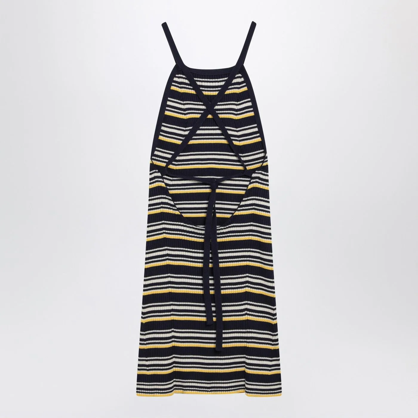 STRIPED SLEEVELESS DRESS IN COTTON BLEND sold by Lord & Taylor product image thumbnail 2
