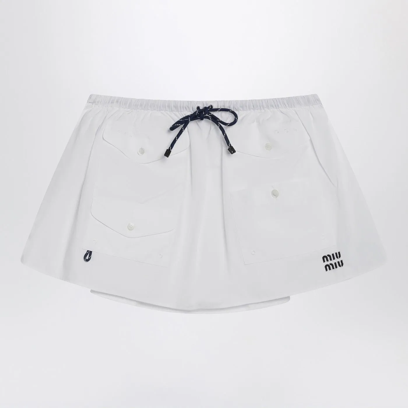 WHITE COTTON MINI SKIRT sold by Lord & Taylor