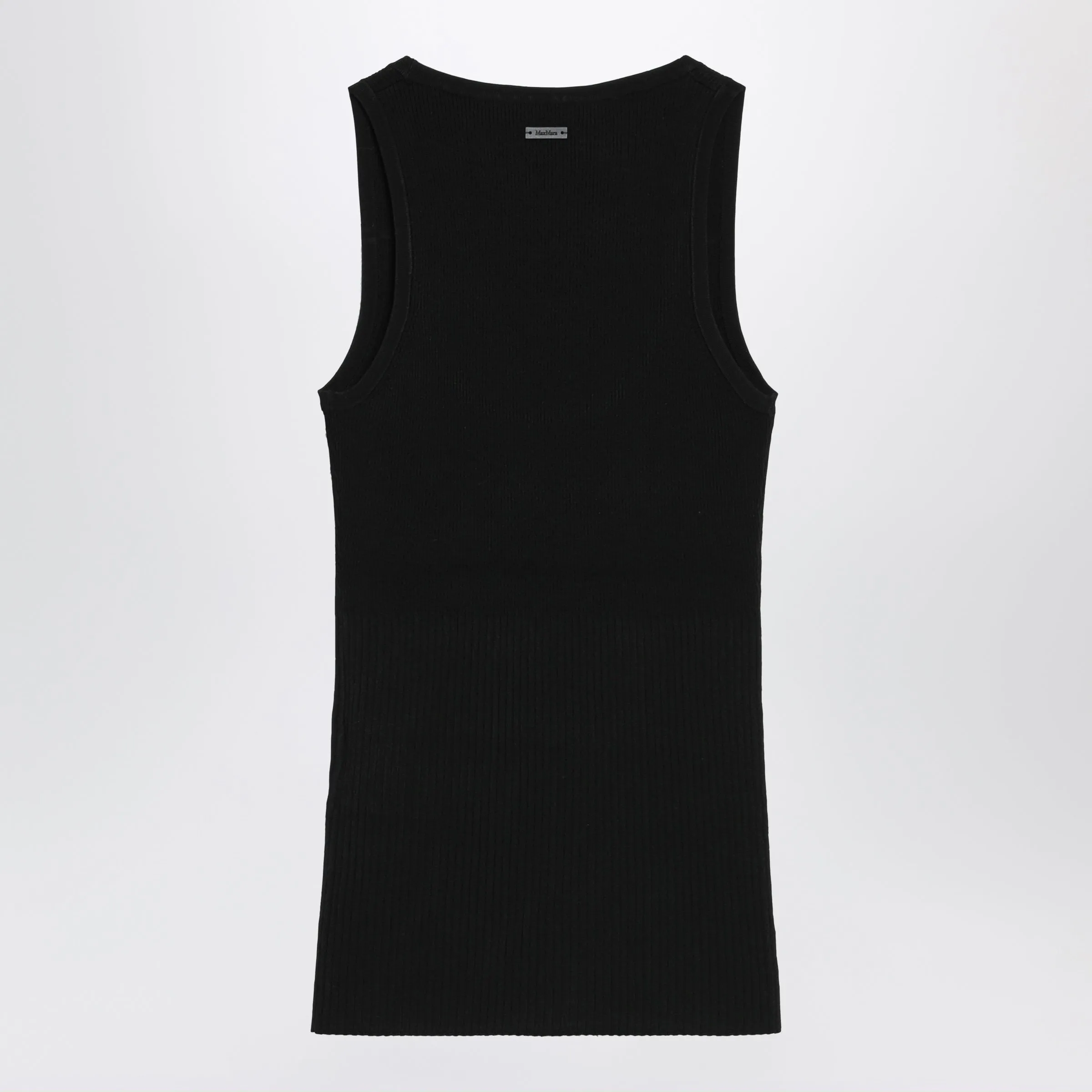 BLACK RIBBED TANK TOP sold by Lord & Taylor product image thumbnail 2