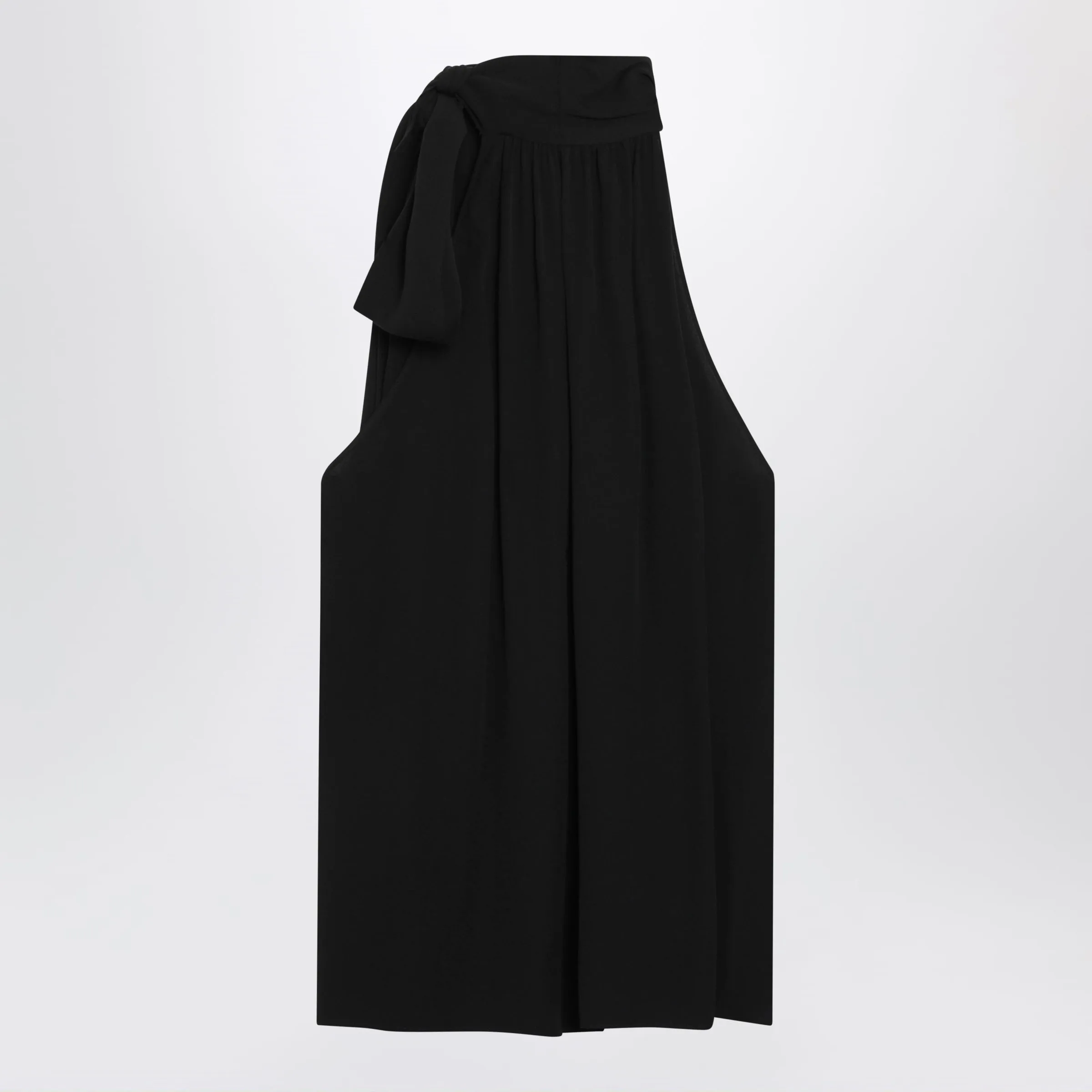 BLACK SILK TOP WITH NECK BOW sold by Lord & Taylor product image thumbnail 2