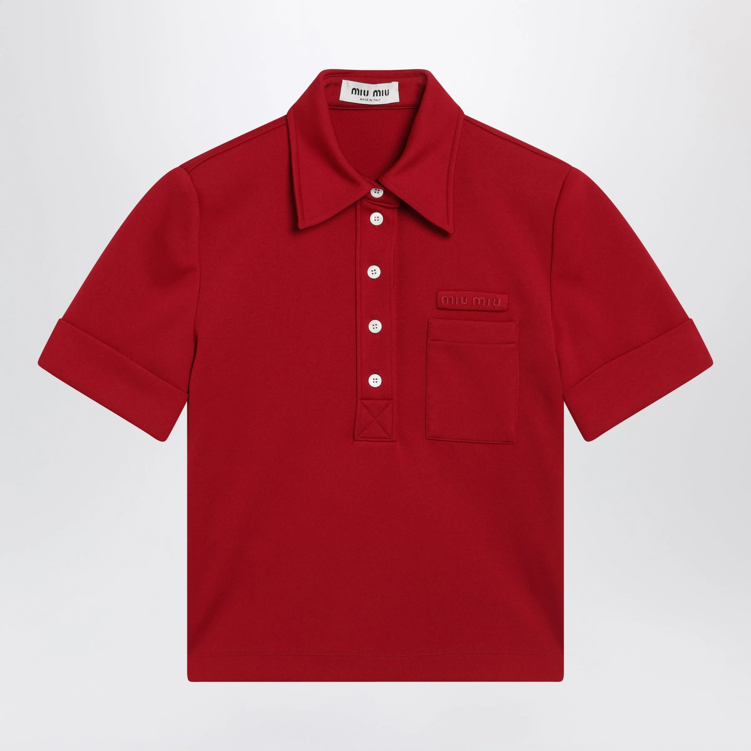 RUBY RED TECHNICAL JERSEY POLO sold by Lord & Taylor