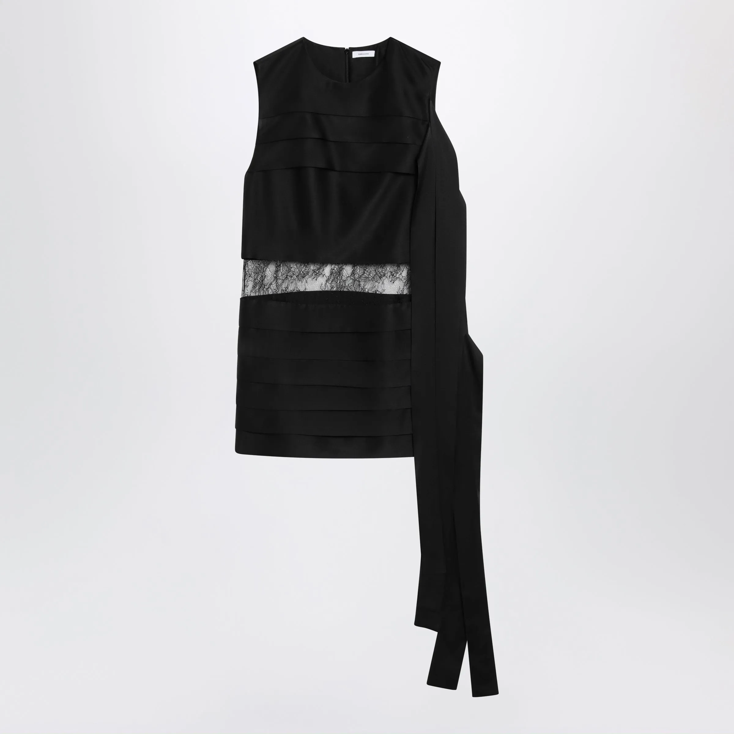 BLACK MINI DRESS WITH LACE sold by Lord & Taylor