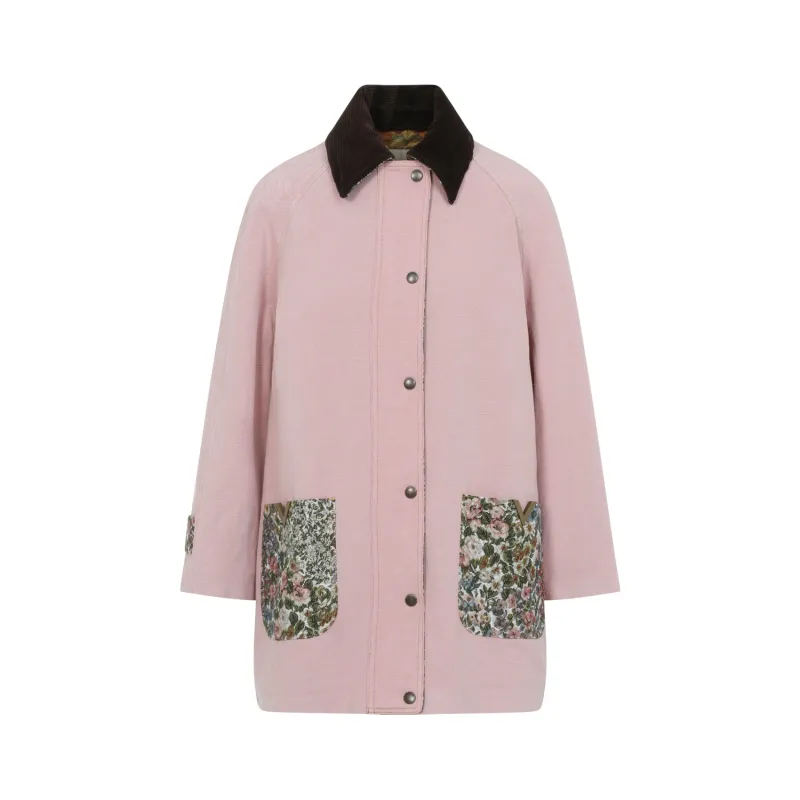 PINK DENIM CABAN JACKET made by Valentino Garavani