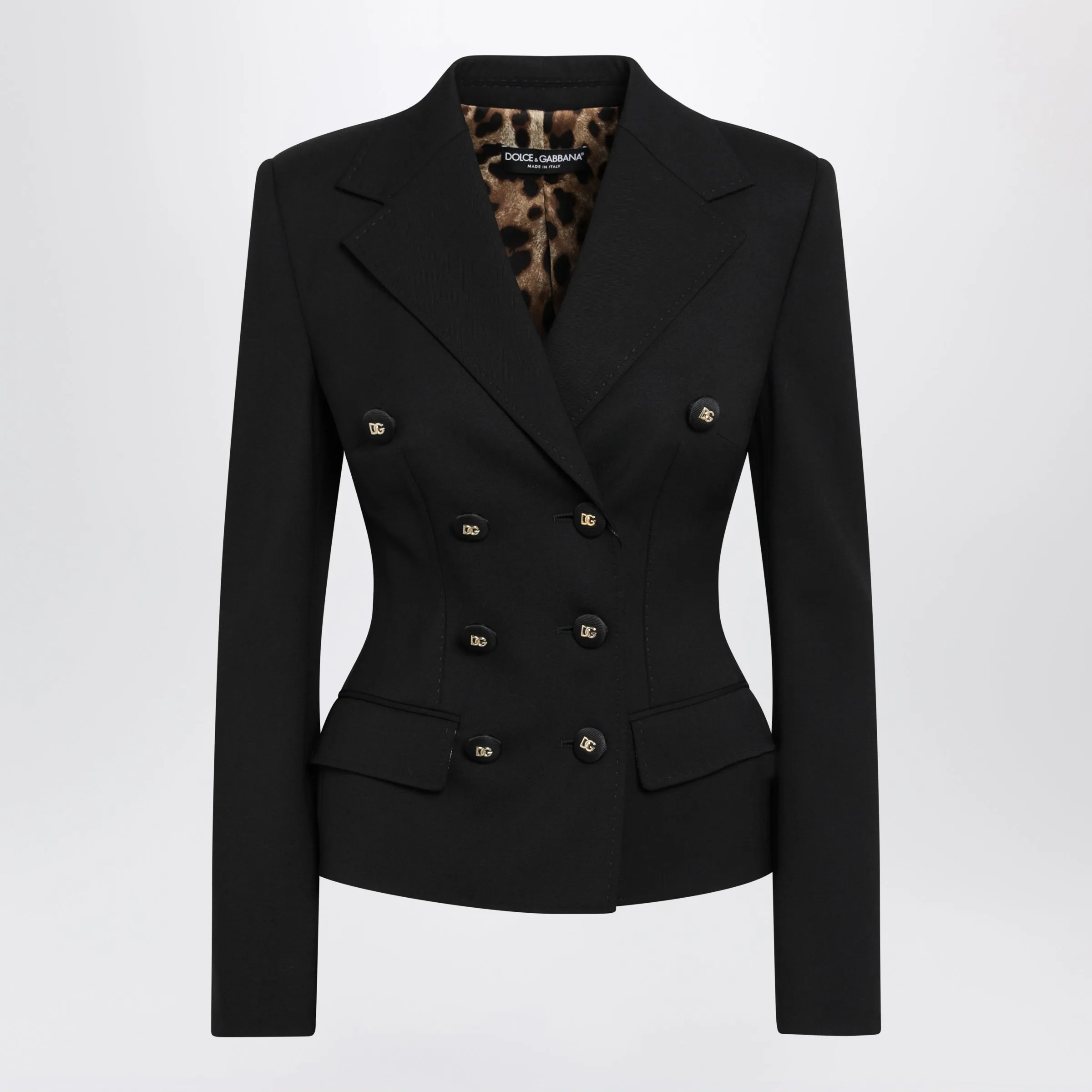 BLACK SINGLEBREASTED WOOL JACKET sold by Lord & Taylor