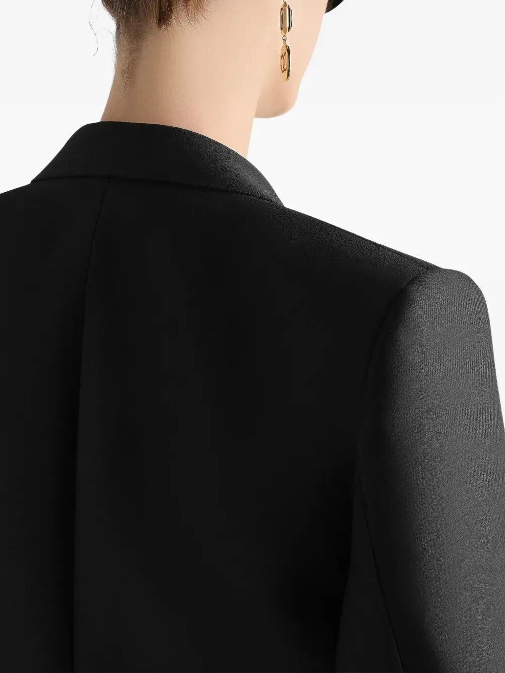 DOUBLEBREASTED JACKET IN BLACK FAILLE sold by Lord & Taylor product image thumbnail 4
