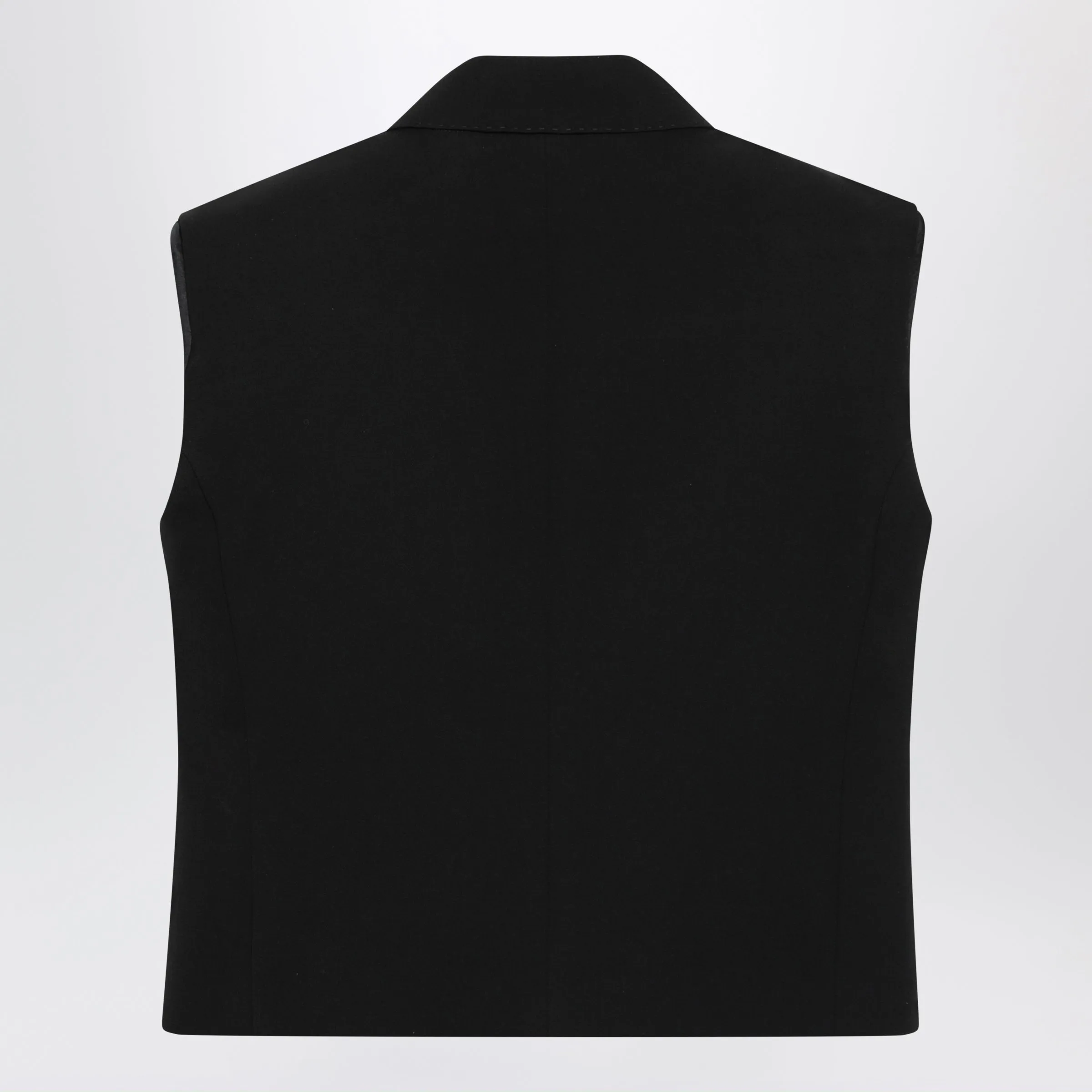 SLEEVELESS DOUBLEBREASTED TUXEDO JACKET IN WOOL, BLACK sold by Lord & Taylor product image thumbnail 2