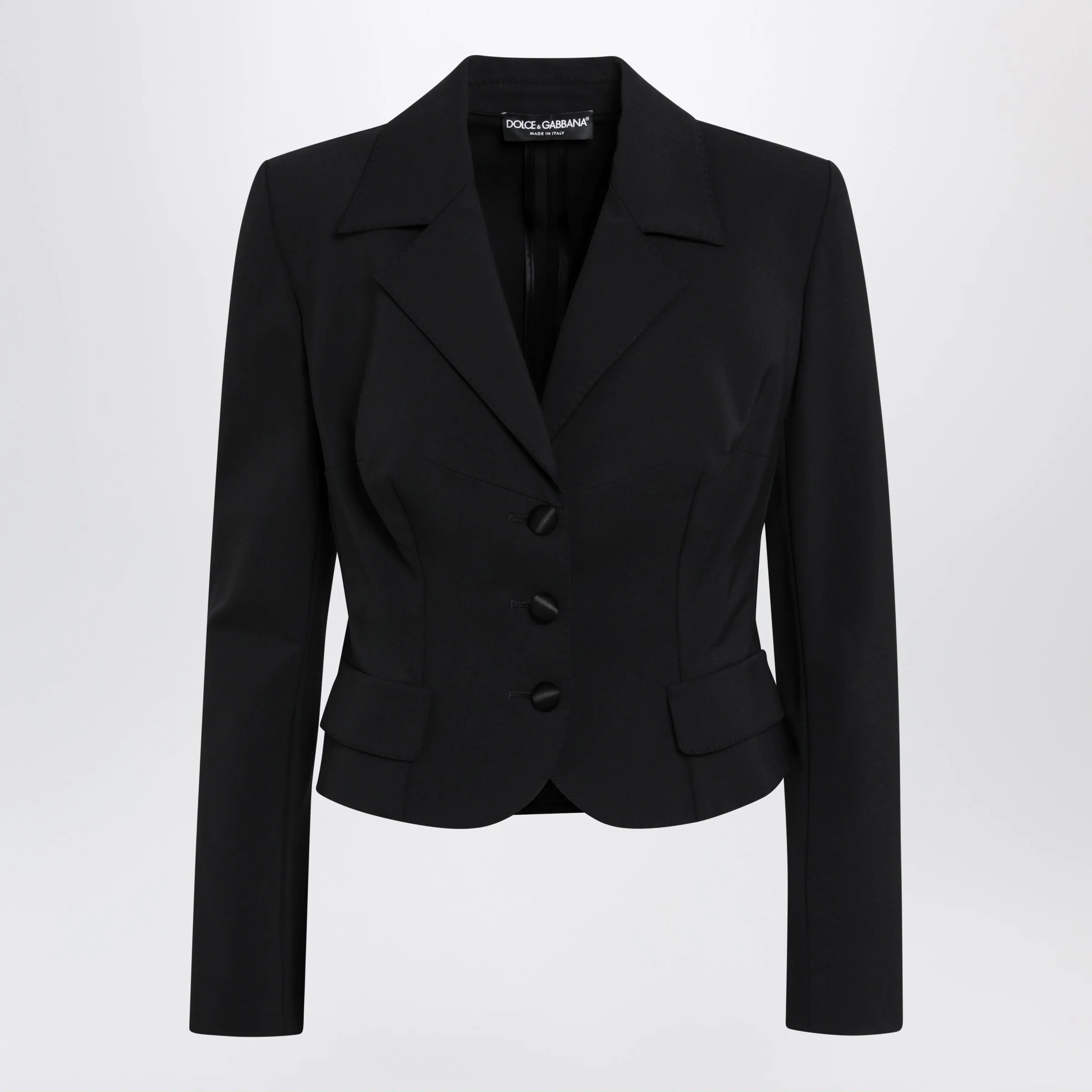 SHORT SINGLEBREASTED TECHNICAL CADY JACKET, BLACK sold by Lord & Taylor
