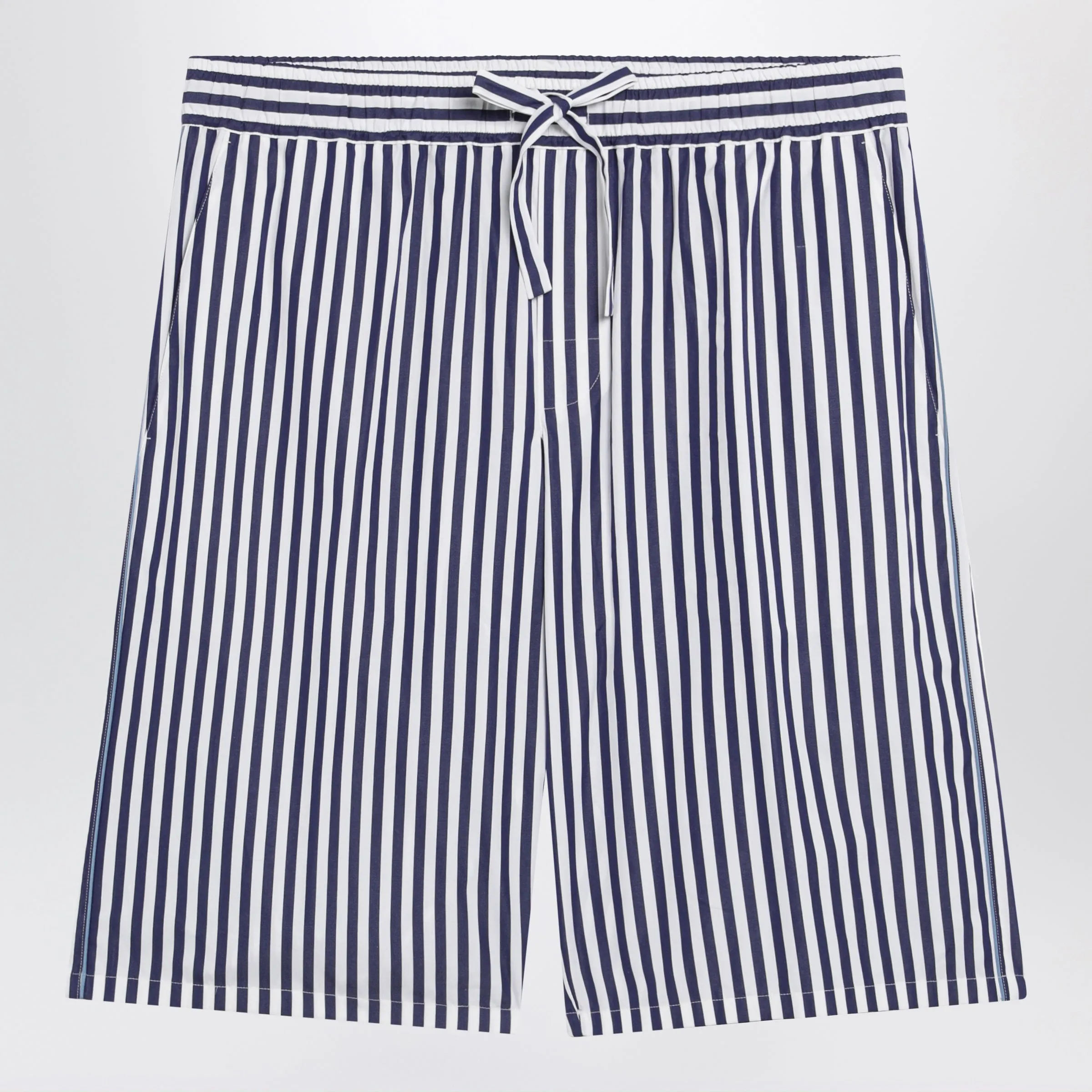 VANITY BERMUDA SHORTS IN STRIPED POPLIN sold by Lord & Taylor