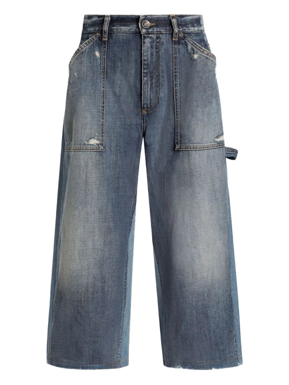 MULTICOLOUR DENIM BERMUDA SHORTS sold by Lord & Taylor