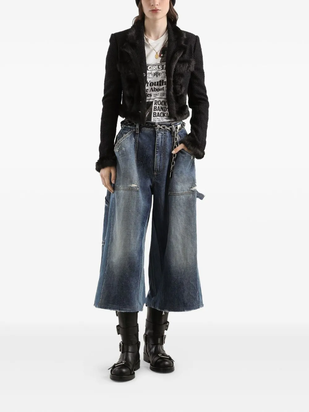 MULTICOLOUR DENIM BERMUDA SHORTS sold by Lord & Taylor product image thumbnail 5