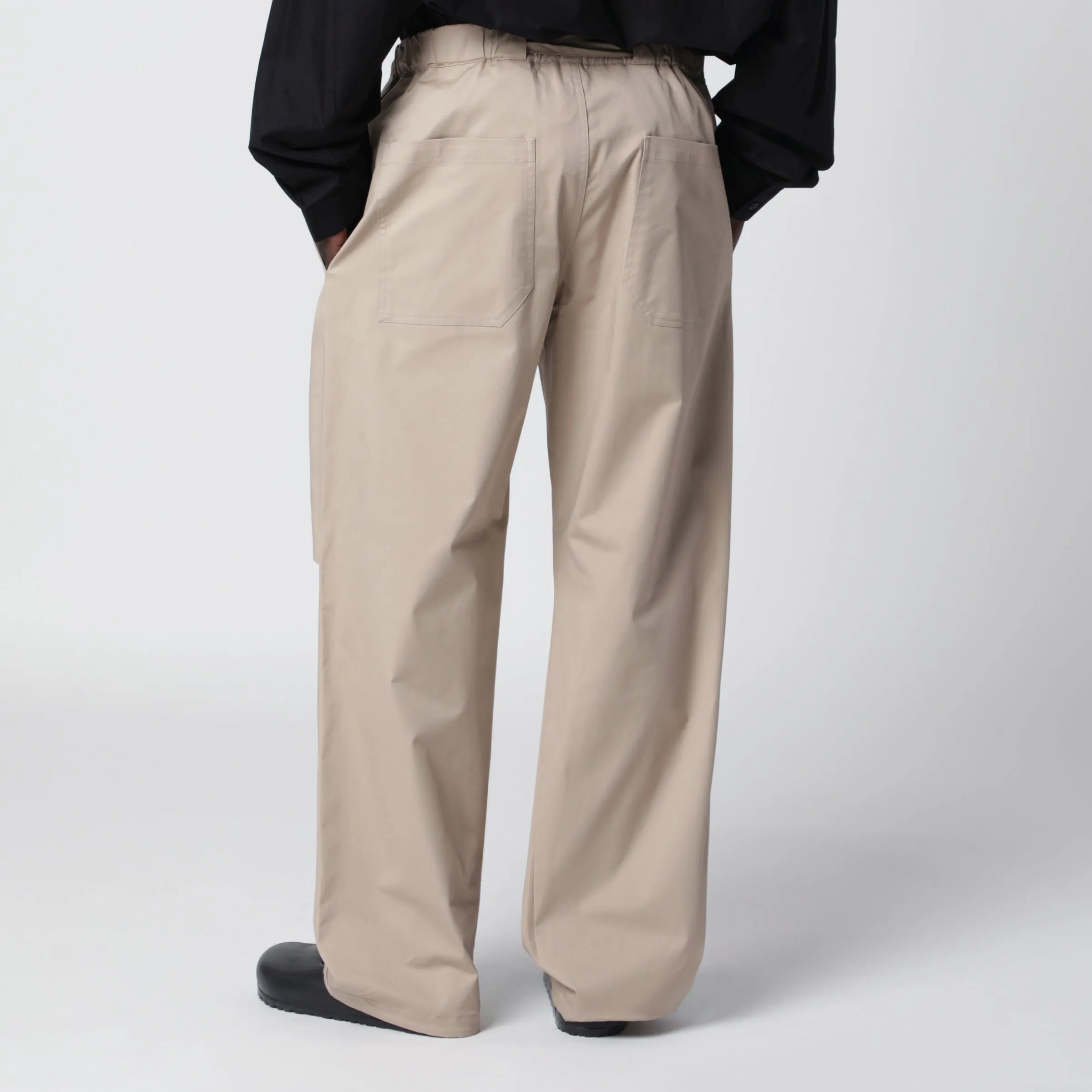 JORDAN RELAXED FIT TAUPE TROUSERS sold by Lord & Taylor product image thumbnail 2