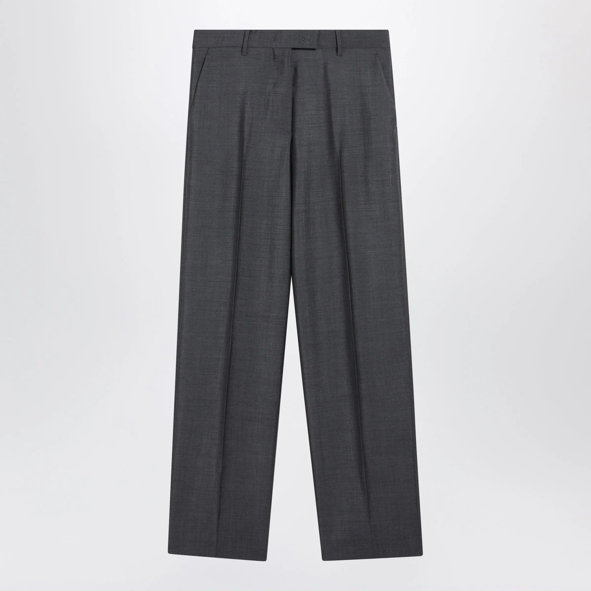 GREY WOOLBLEND TROUSERS sold by Lord & Taylor
