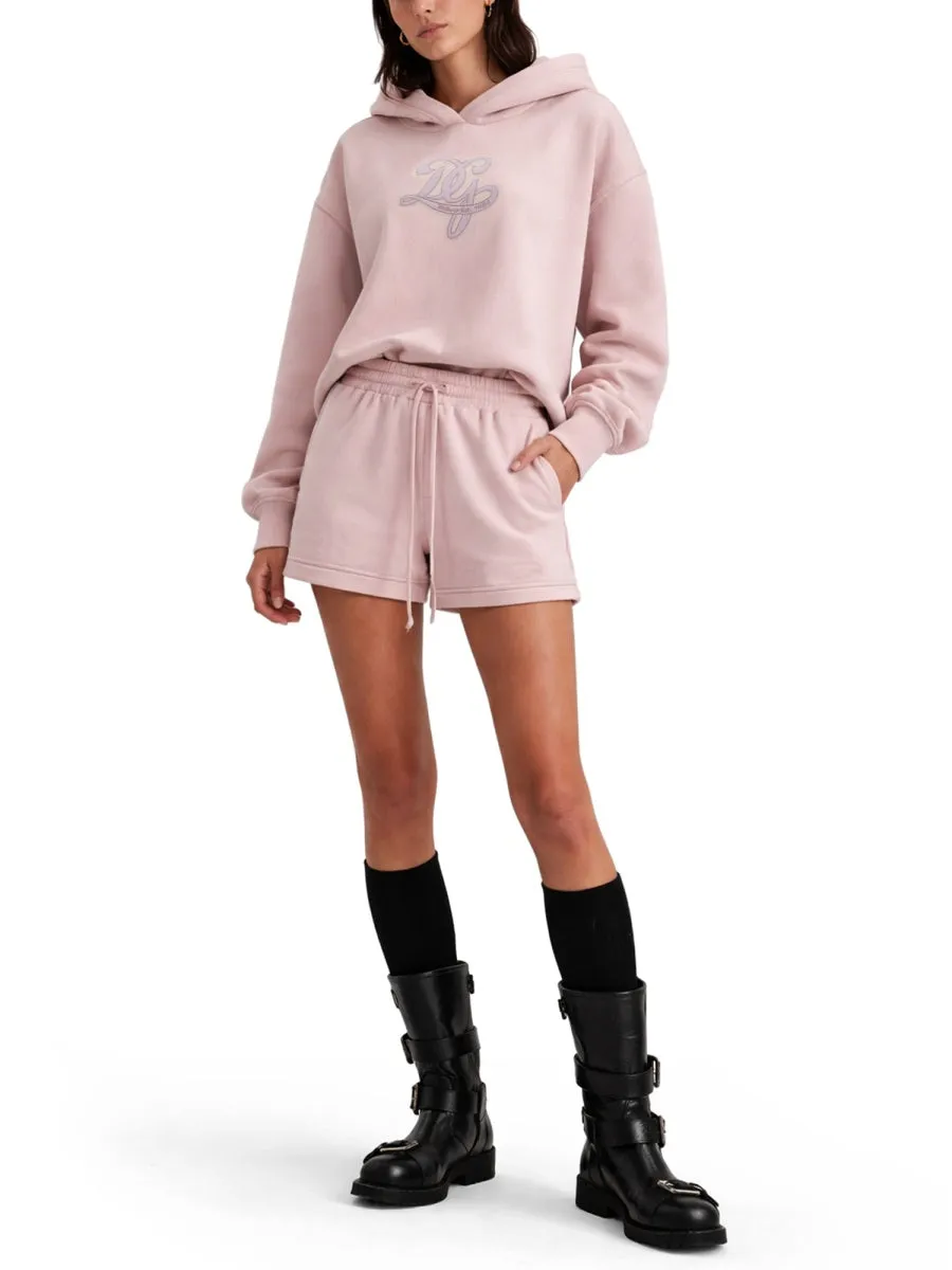 EMBROIDERED HOODIE IN PINK COTTON BLEND sold by Lord & Taylor product image thumbnail 2