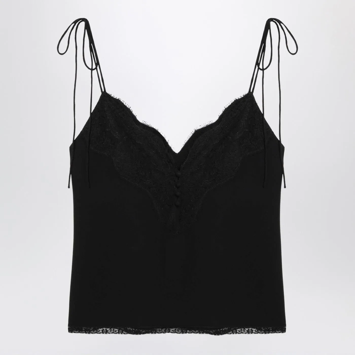 BLACK SILK TOP sold by Lord & Taylor product image thumbnail 2