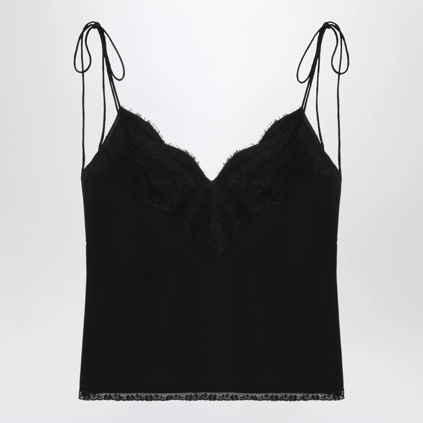 BLACK SILK TOP sold by Lord & Taylor