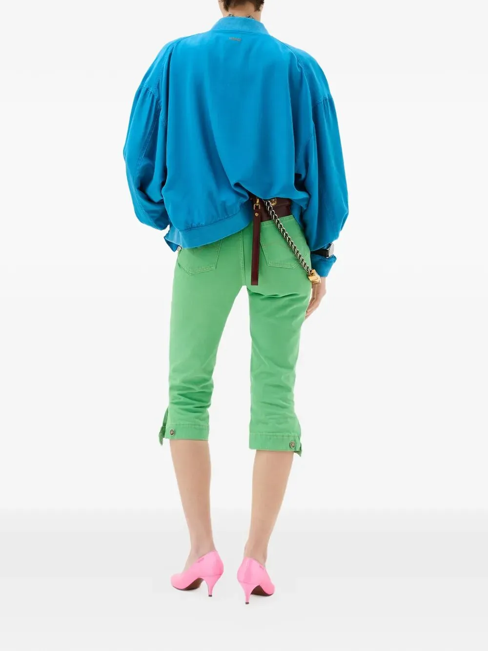 PASTEL GREEN CAPRI JEANS sold by Lord & Taylor product image thumbnail 3