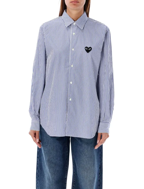 BLACK HEART STRIPES made by Comme des Garcons PLAY