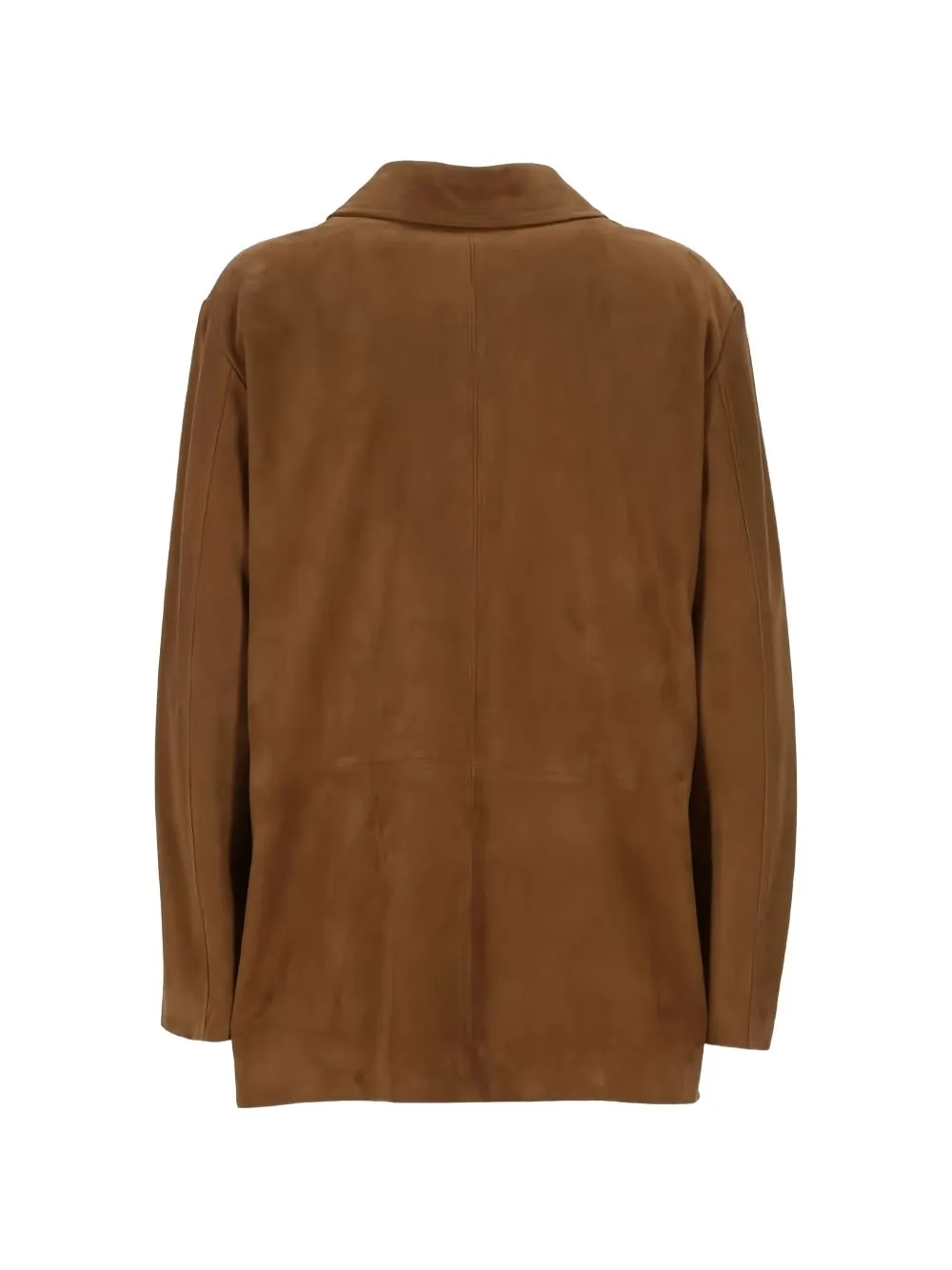 COGNAC ROUND COLLAR LEATHER JACKET sold by Lord & Taylor product image thumbnail 3