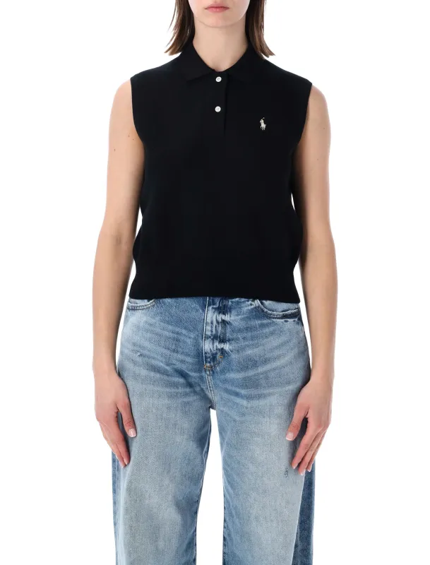 POLO RALPH LAUREN SLEEVELESS POLO made by Polo by Ralph Lauren