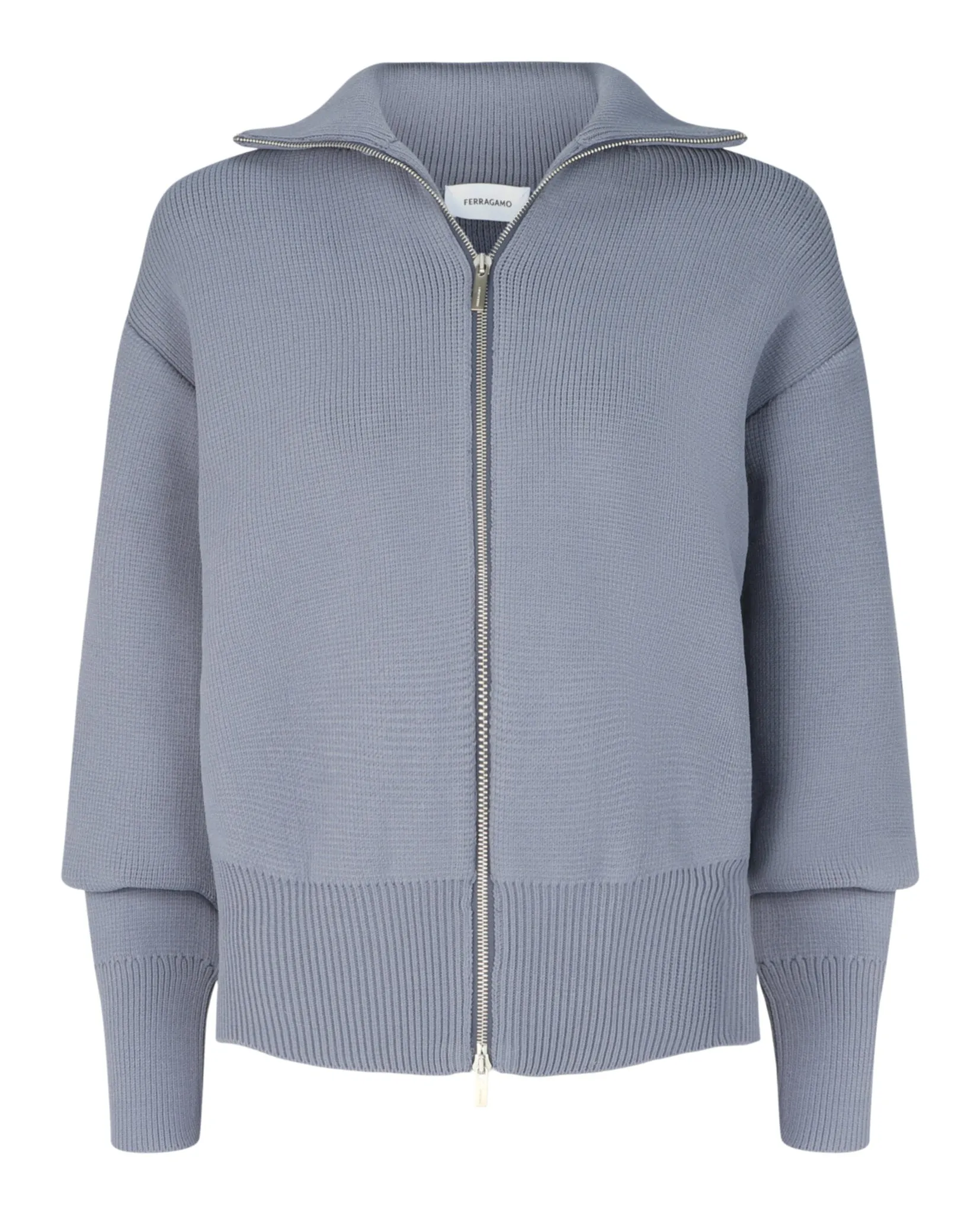 Full Zip Knit Cardigan With Slit Detail sold by Lord & Taylor
