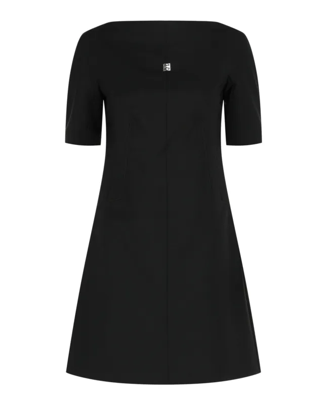 Contrast Trim Mini Dress made by Givenchy