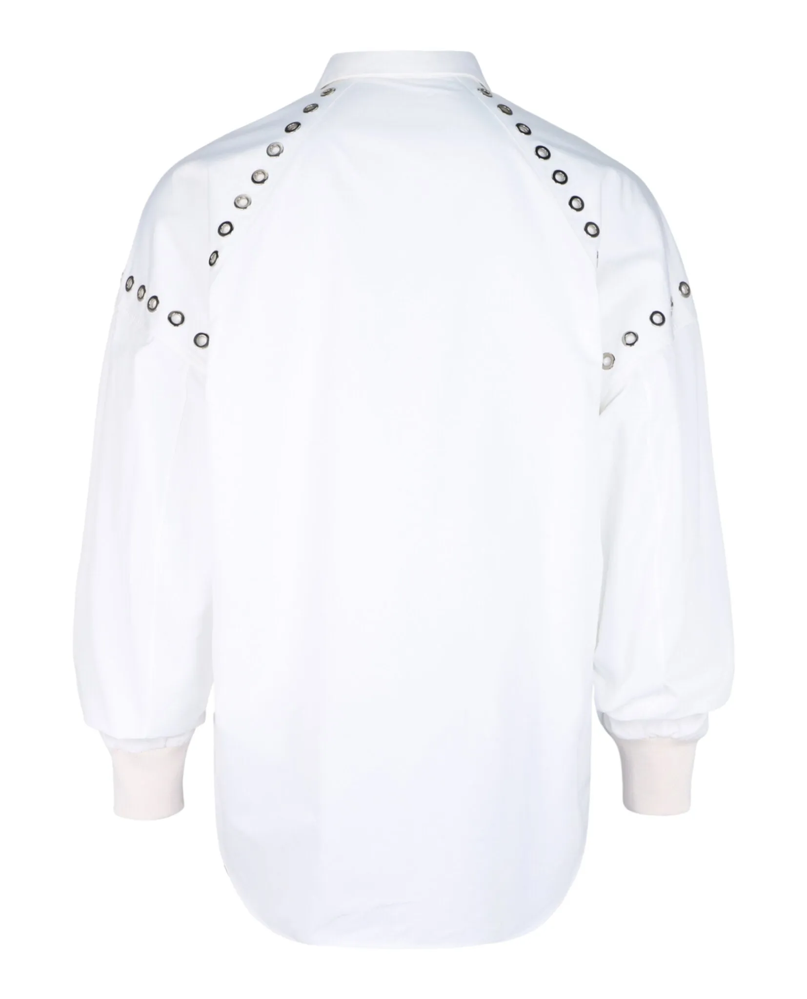 Grommet Detail Button-Up Shirt sold by Lord & Taylor product image thumbnail 2