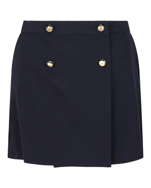 Military Detail Mini Skirt made by Alexander McQueen