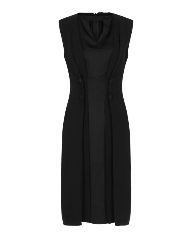 Sleeveless Double-Breasted Midi Coat Dress made by Givenchy
