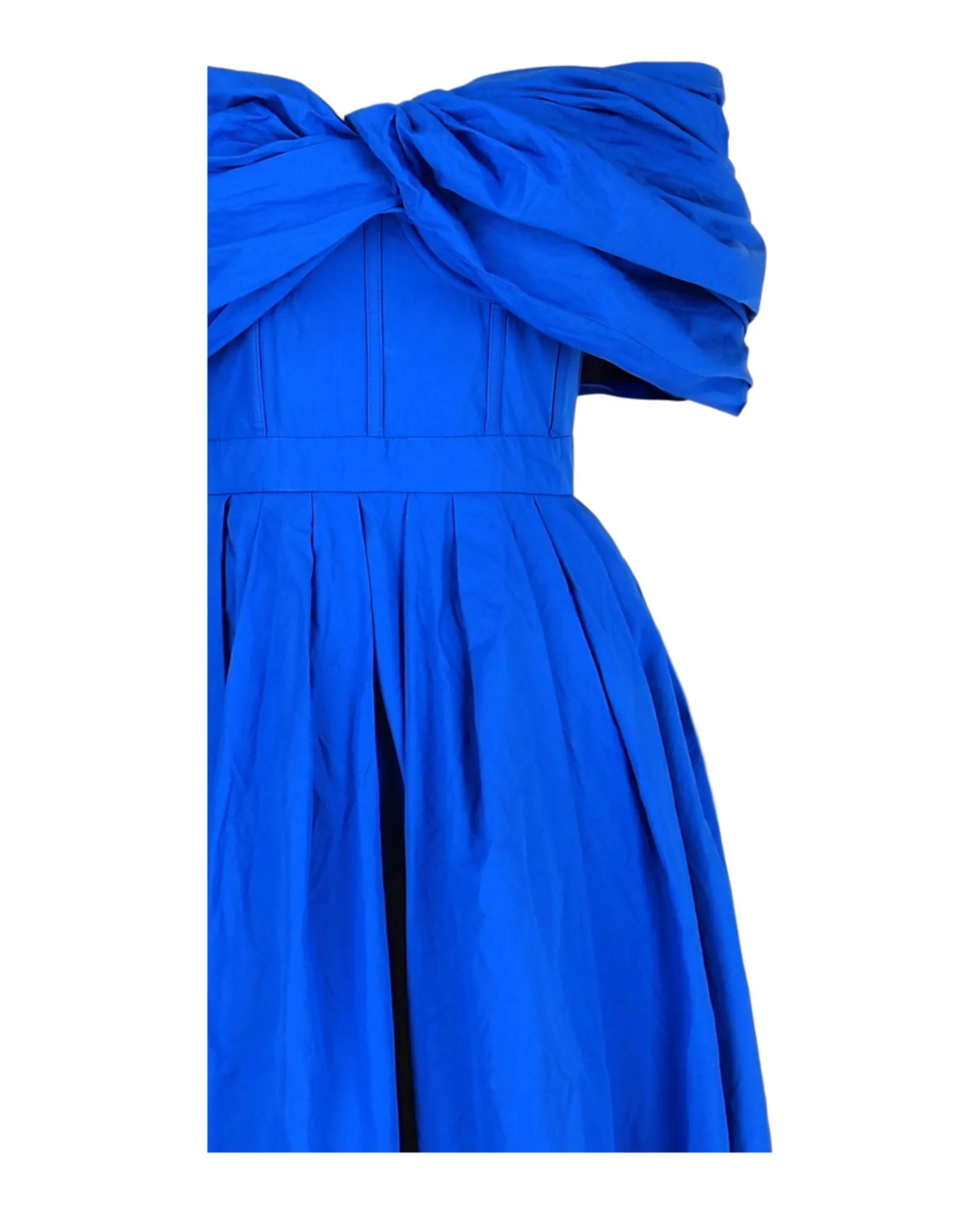 Draped Off-The-Shoulder Midi Dress sold by Lord & Taylor product image thumbnail 3