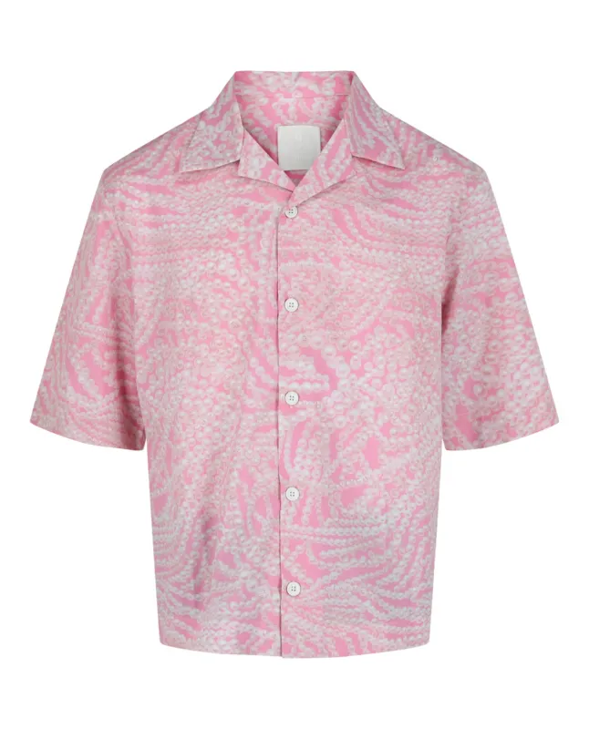 Pearl Print Hawaiian Shirt made by Givenchy