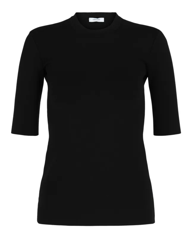 Fitted Short-Sleeve T-Shirt made by Salvatore Ferragamo