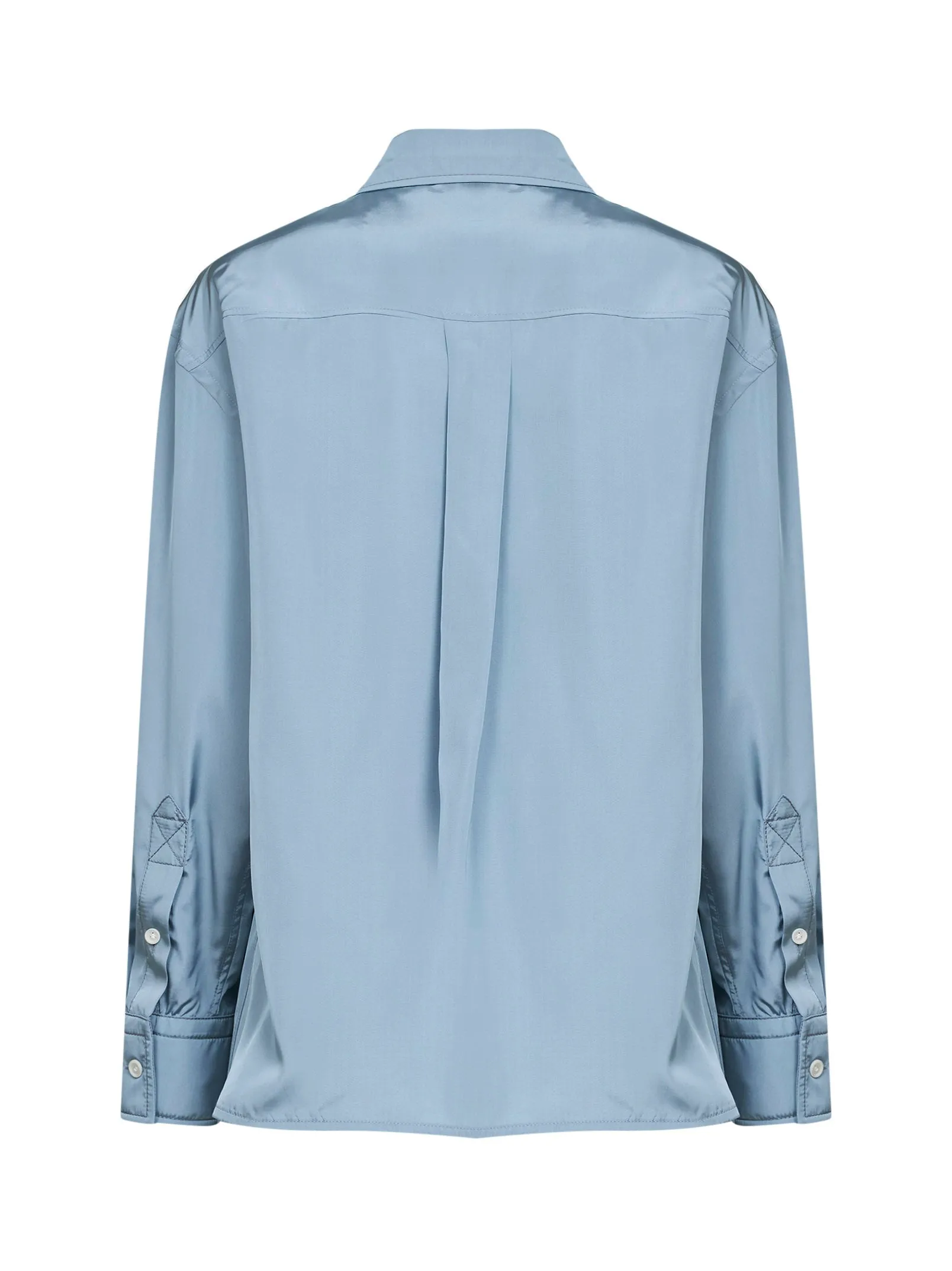 Shirt Silk-Blend Light Blue sold by Lord & Taylor product image thumbnail 2