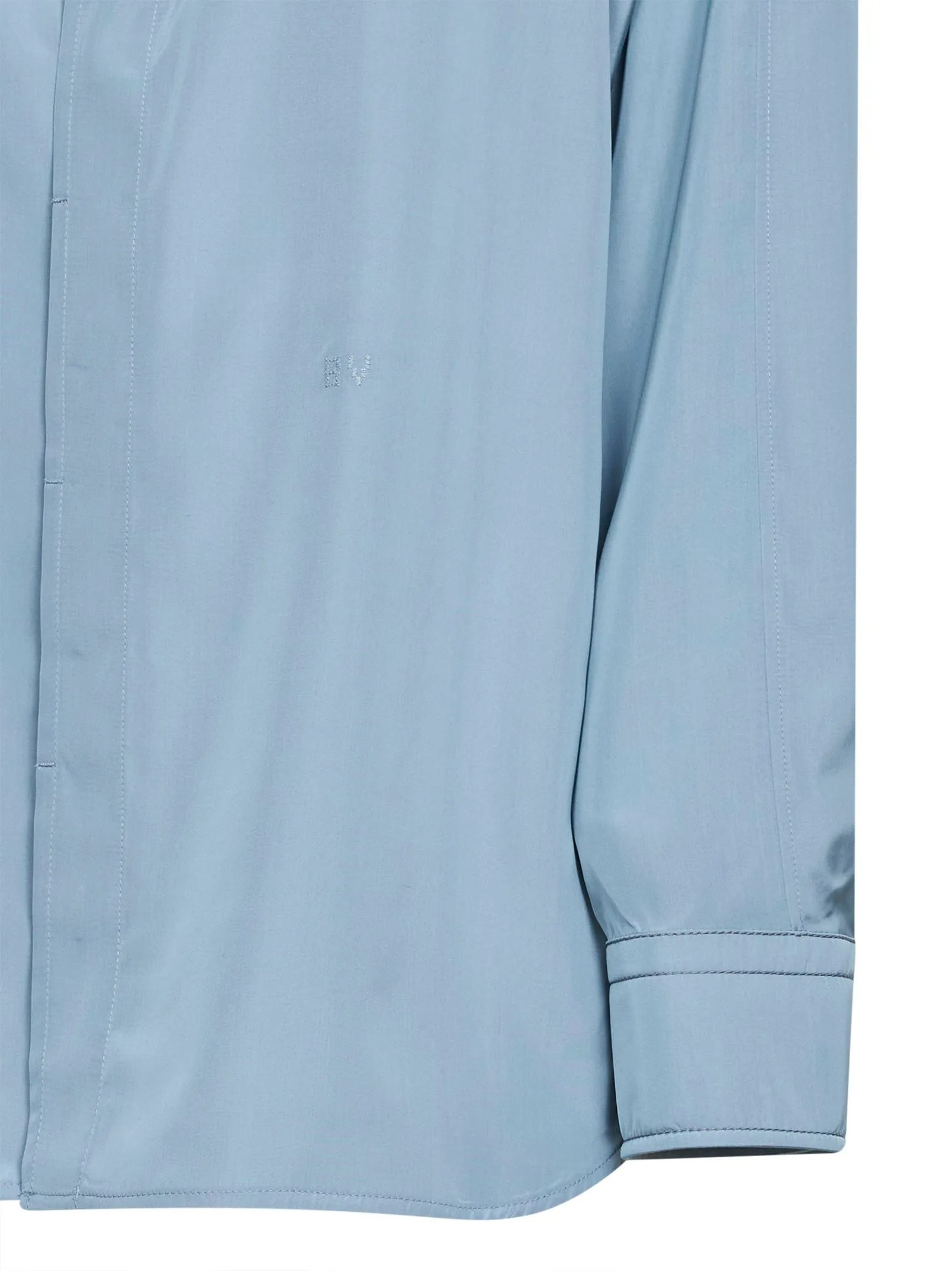 Shirt Silk-Blend Light Blue sold by Lord & Taylor product image thumbnail 3
