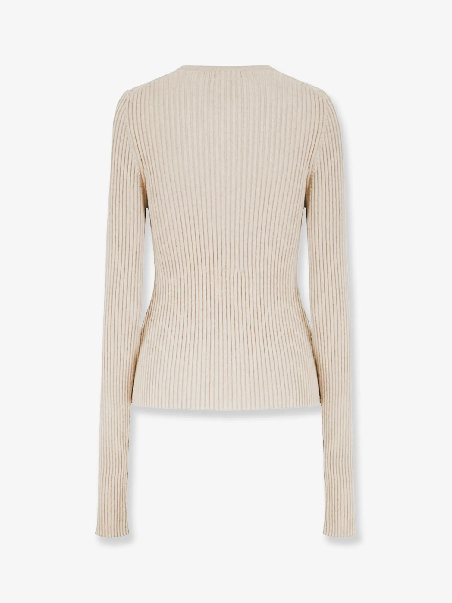 Sweater Ribbed Cotton-Blend Beige sold by Lord & Taylor product image thumbnail 2