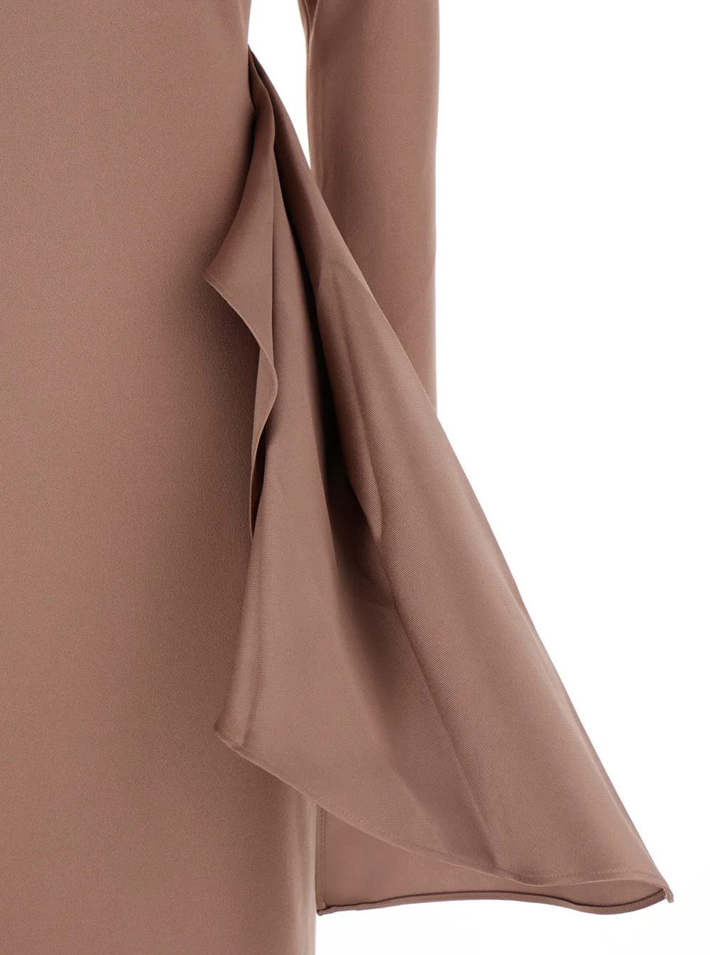 Brown Long Dress with Boat Neckline sold by Lord & Taylor product image thumbnail 3
