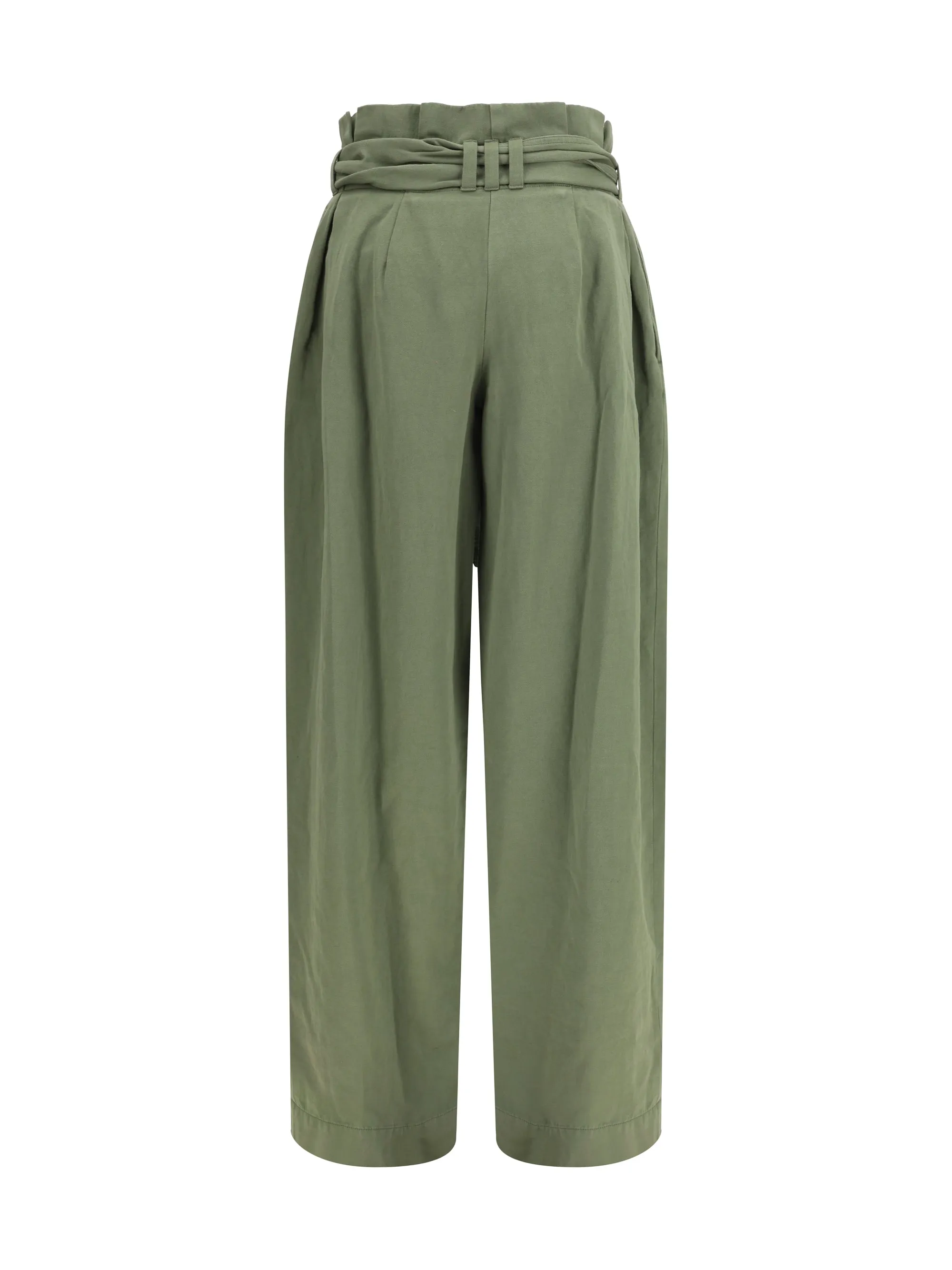 High-Waisted Serge Pants Green sold by Lord & Taylor product image thumbnail 2