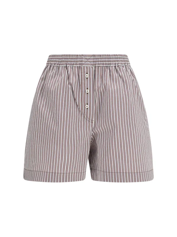 Shorts Striped Silk made by Brunello Cucinelli