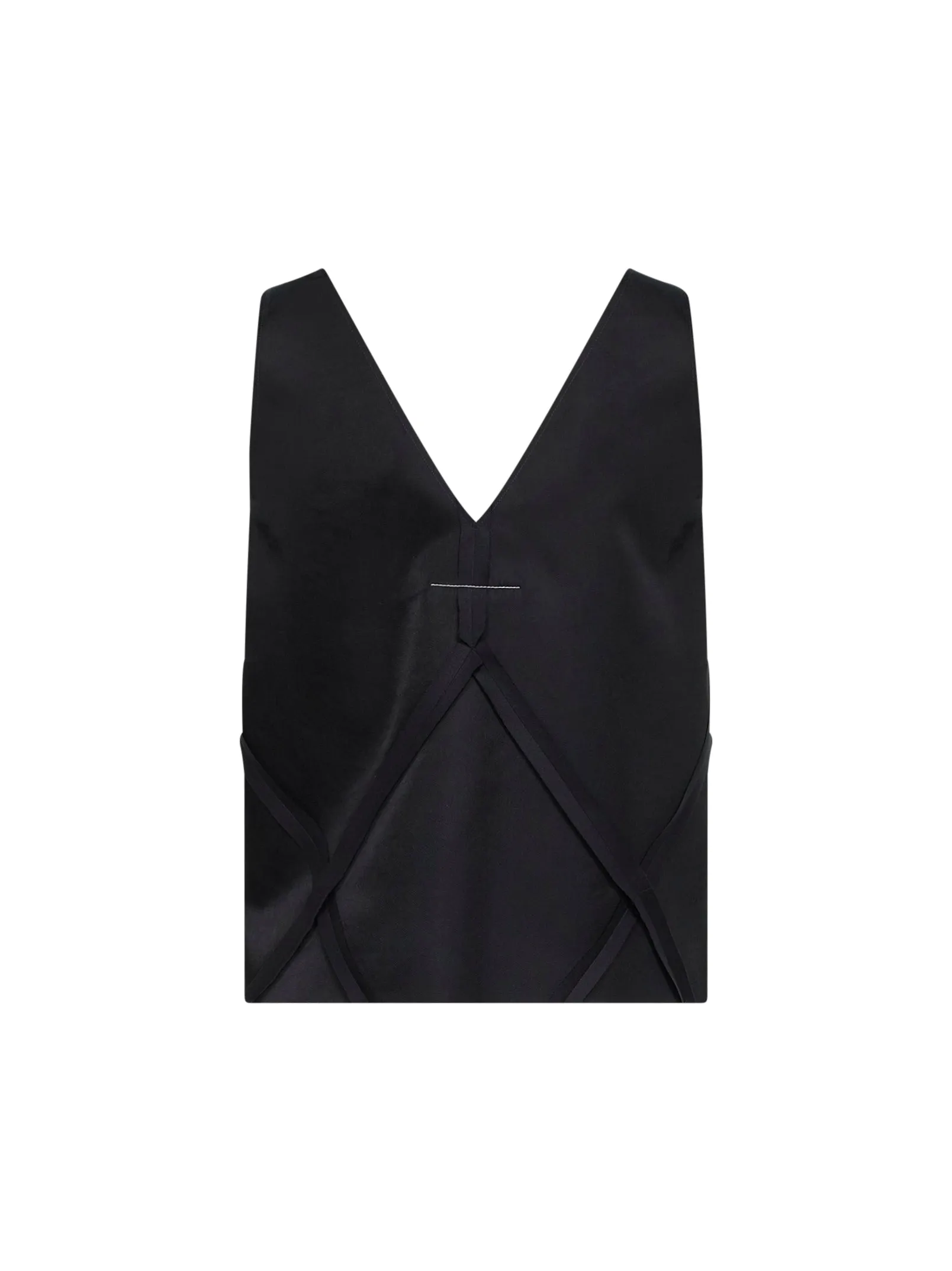 V-neck Tank Top Black Cotton sold by Lord & Taylor product image thumbnail 2