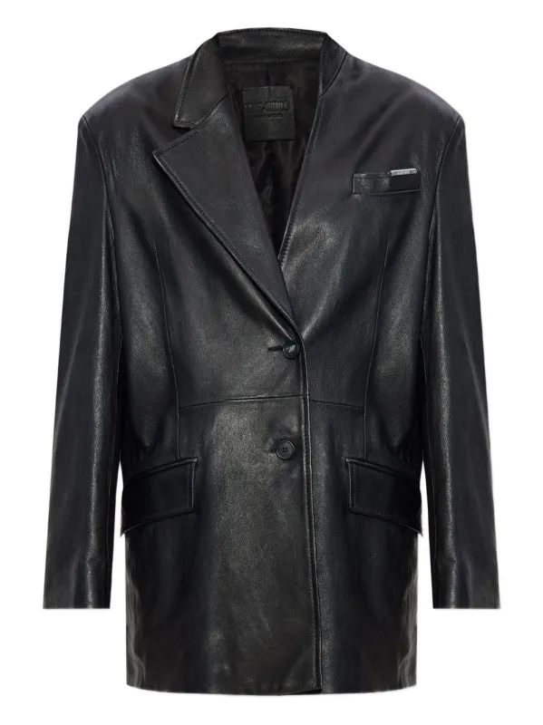 Blazer Black Lambskin made by The Attico