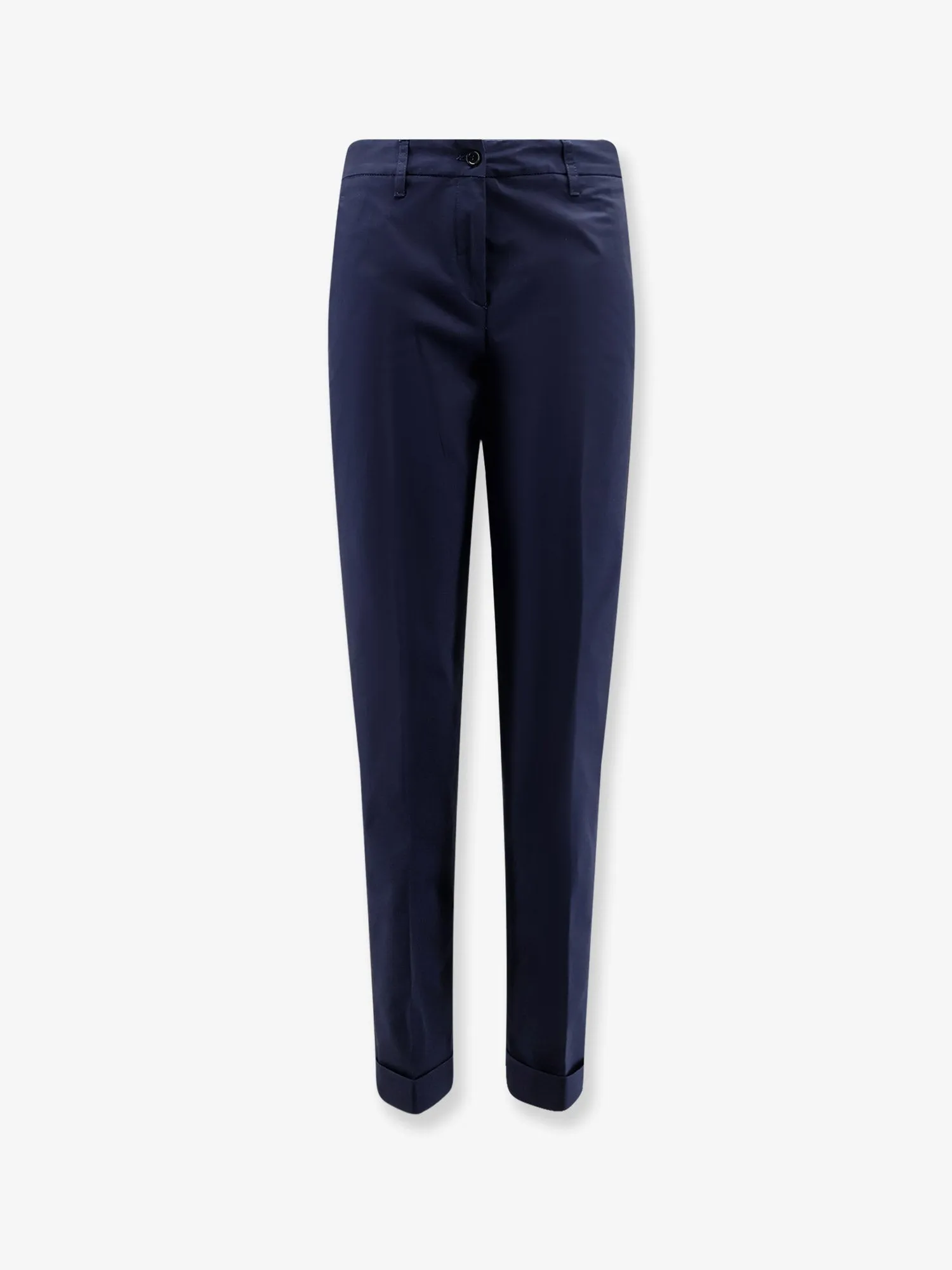 Stretch Cotton Trousers Blue sold by Lord & Taylor