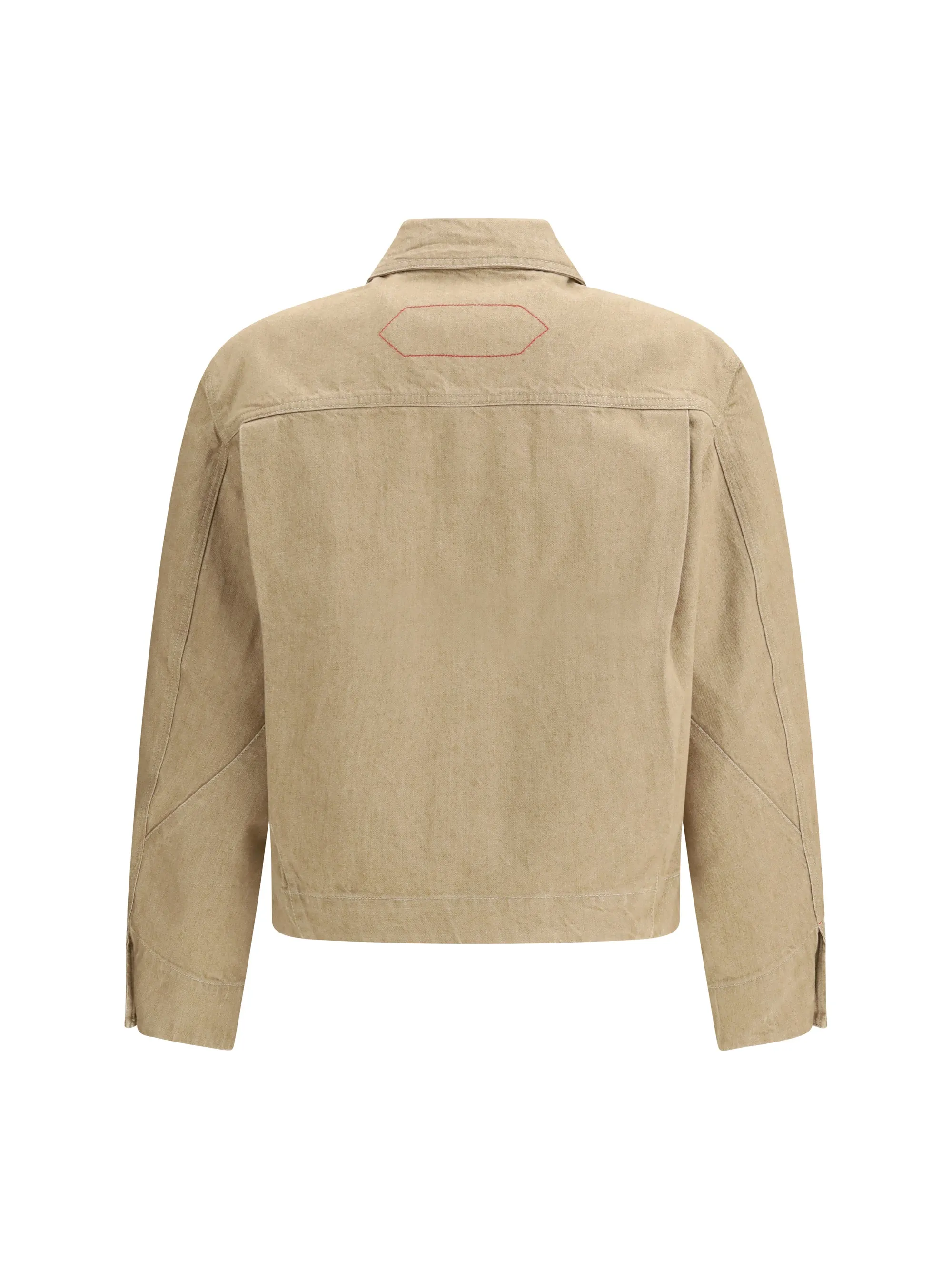 Denim Jacket Mirada de-Nîmes Beige sold by Lord & Taylor product image thumbnail 3